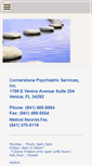 Mobile Screenshot of cornerstonepsychiatric.com